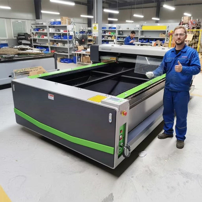 Industrial Acrylic Laser Cutter - Maßgefertigter Einkopf-CO2-Laserschneider 200W 300W Industriemaschine für