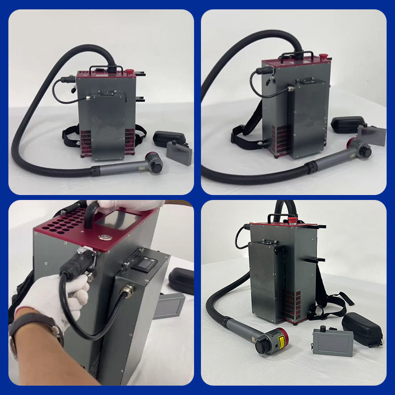 Industrial Laser Cleaning Machine Price - Rucksack Tragbare Art Handheld Laser Reiniger
