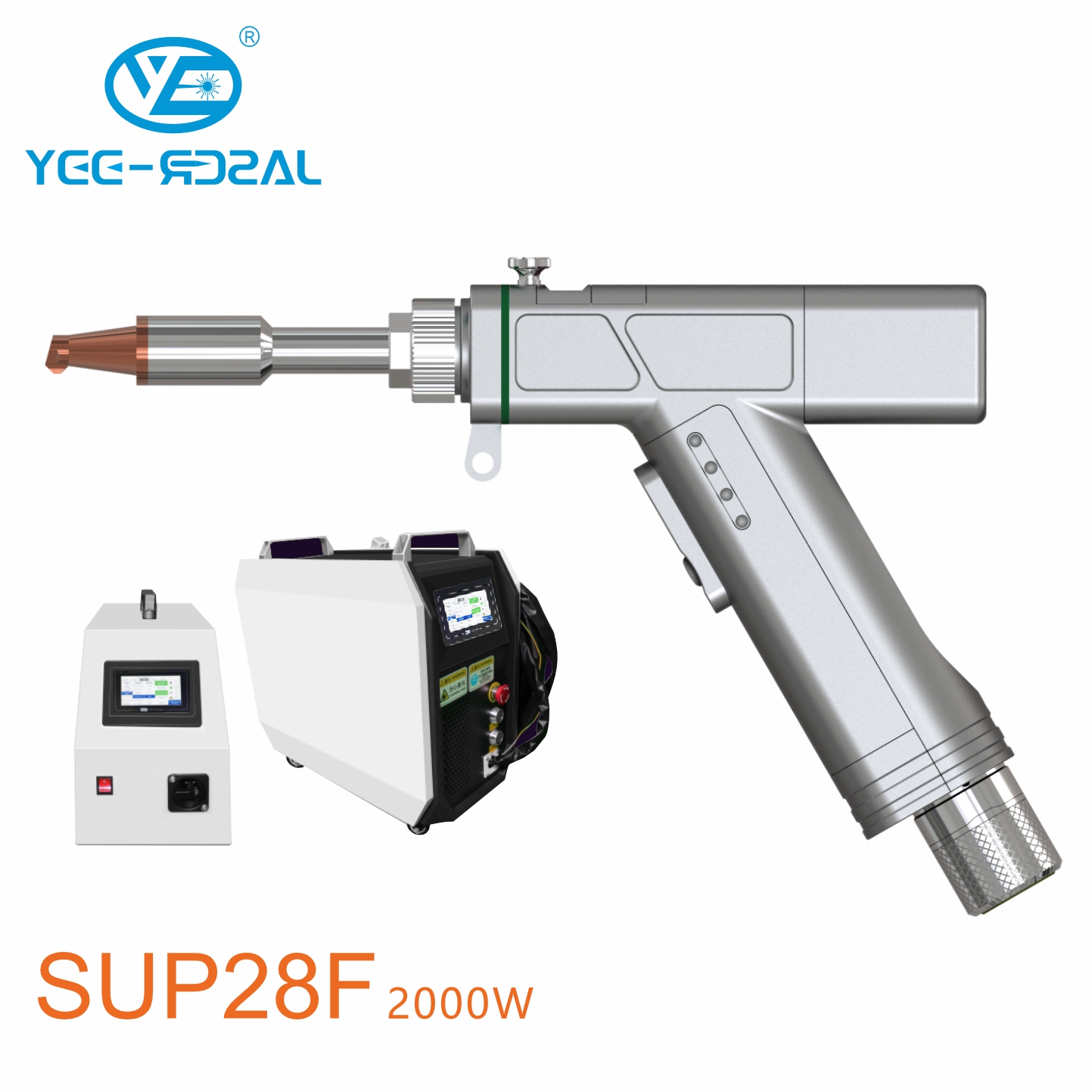 Industrial Grade Laser Welder - NEUER 2000W SUP28T Handgehaltener Laser-Luftgekühlter Schweißkopf