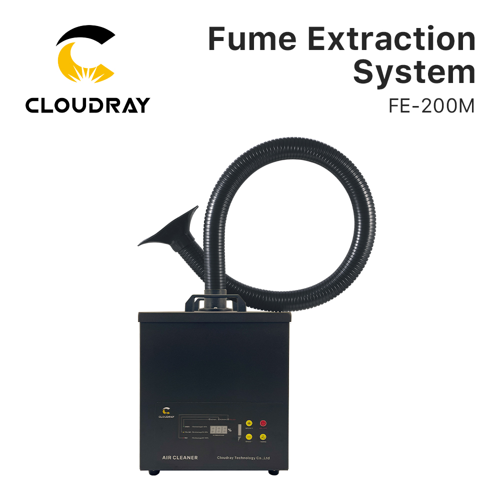 Laser Marking Machine - Cloudray Rauchabsaugsystem FE-200M für leichte Anwendungen