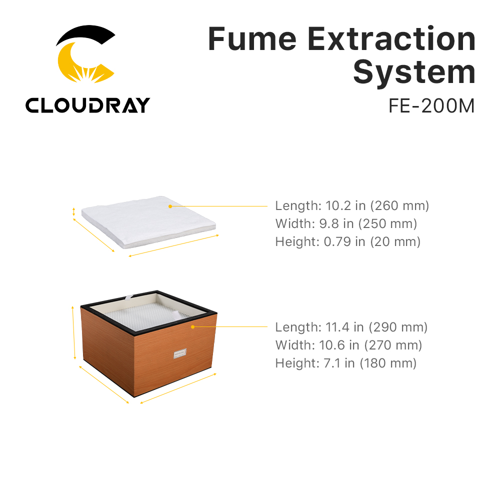 Cloudray Rauchabsaugsystem FE- – Laser Marking Machine Bewertung und Preis